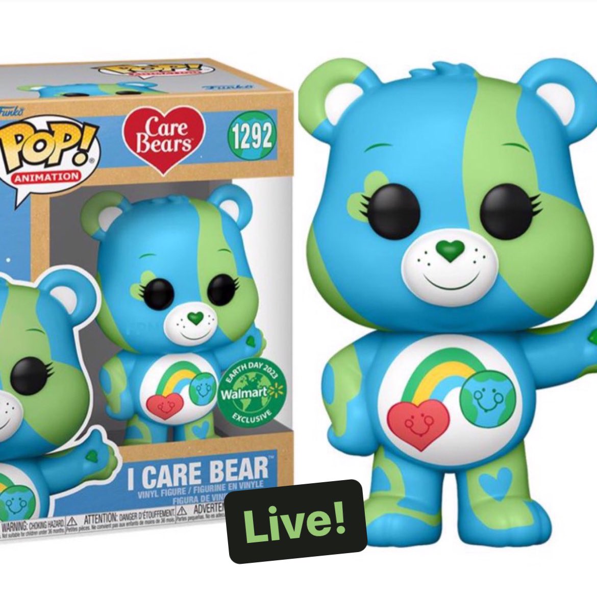 FunkoPOPsNews's tweet photo. Now live ~ the Walmart exclusive Earth Day 23 I Care Bear Funko POP! Head to the link below ~
Linky ~ https://t.co/0lXTfJWWZj
#Ad #EarthDay #FPN #FunkoPOPNews #Funko #POP #POPVinyl #FunkoPOP #FunkoSoda https://t.co/cWx7alASTz