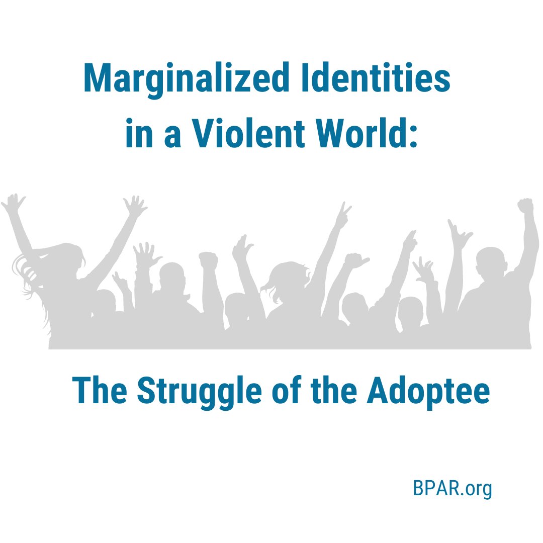 Imagine you are an adopted person stepping into your identity, longing for your community &amp; a chance to gather. Yet, people gathered within community spaces are being killed because of who they are. This blog examines what this risk means for adoptees.
bpar.org/how-do-we-begi…