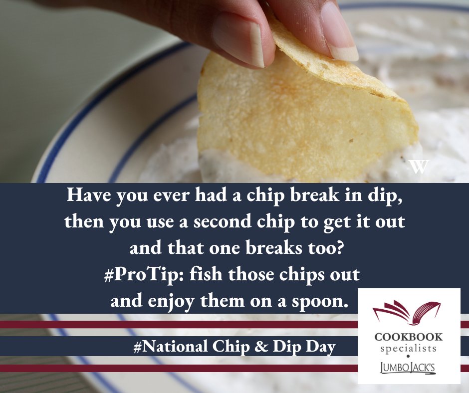 CookbookSpecial's tweet photo. Enjoy National Chip &amp; Dip Day with your favorite Chips and Dip! 
#nationalchipdipday https://t.co/AU7MHrdGUb