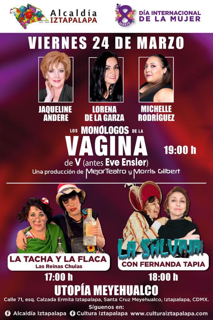 ¡Atención gente de #Iztapalapa! Este viernes 24 de marzo a las 17hrs presentaremos #LaTachaYLaFlaca en la #UtopíaMeyehualco. ¡Entrada gratuita! Por allá nos vemos.

#QuéChulada 💋💋