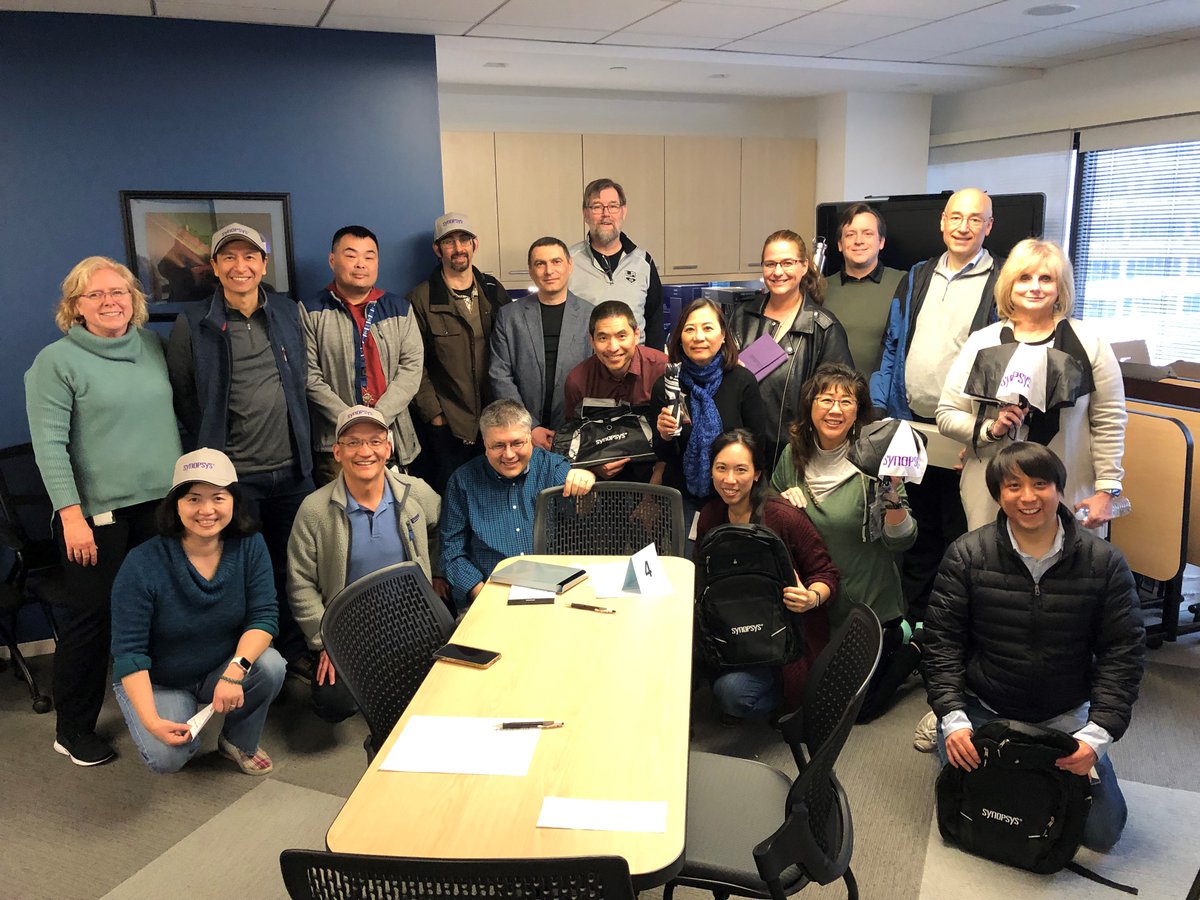 Synopsys's tweet photo. Our @SynopsysOptical employees are bringing fun to the workplace with "game day" themes, including an afternoon of bunco 🎲 It was a great way to boost morale and create some on site team building! #LifeAtSynopsys https://t.co/B8A9yGBjbe