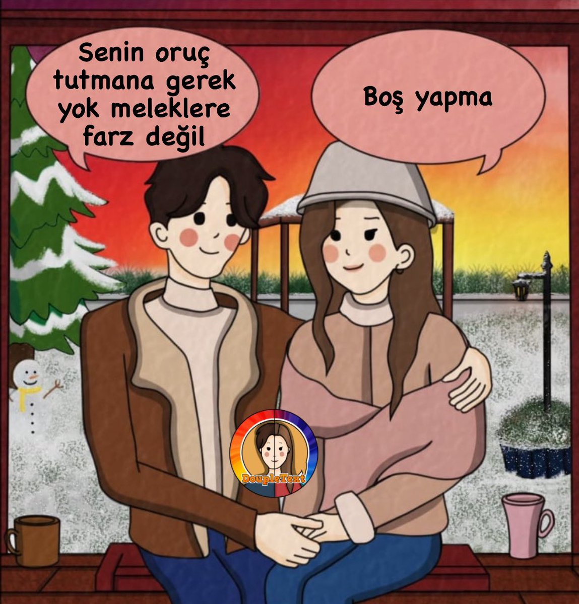 Bir Kadın bir Erkek tweet media