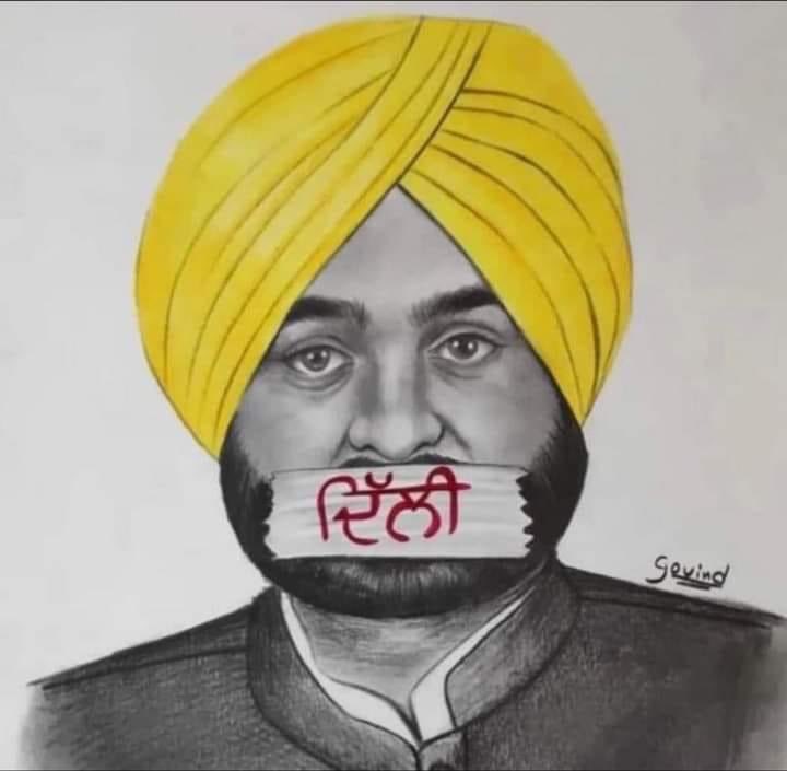bal_kazz's tweet photo. #FreeAmritpal_Singh #freebandisingh #Khalistan #Referendum shame on you @BhagwantMann https://t.co/fu8yDl1o2H