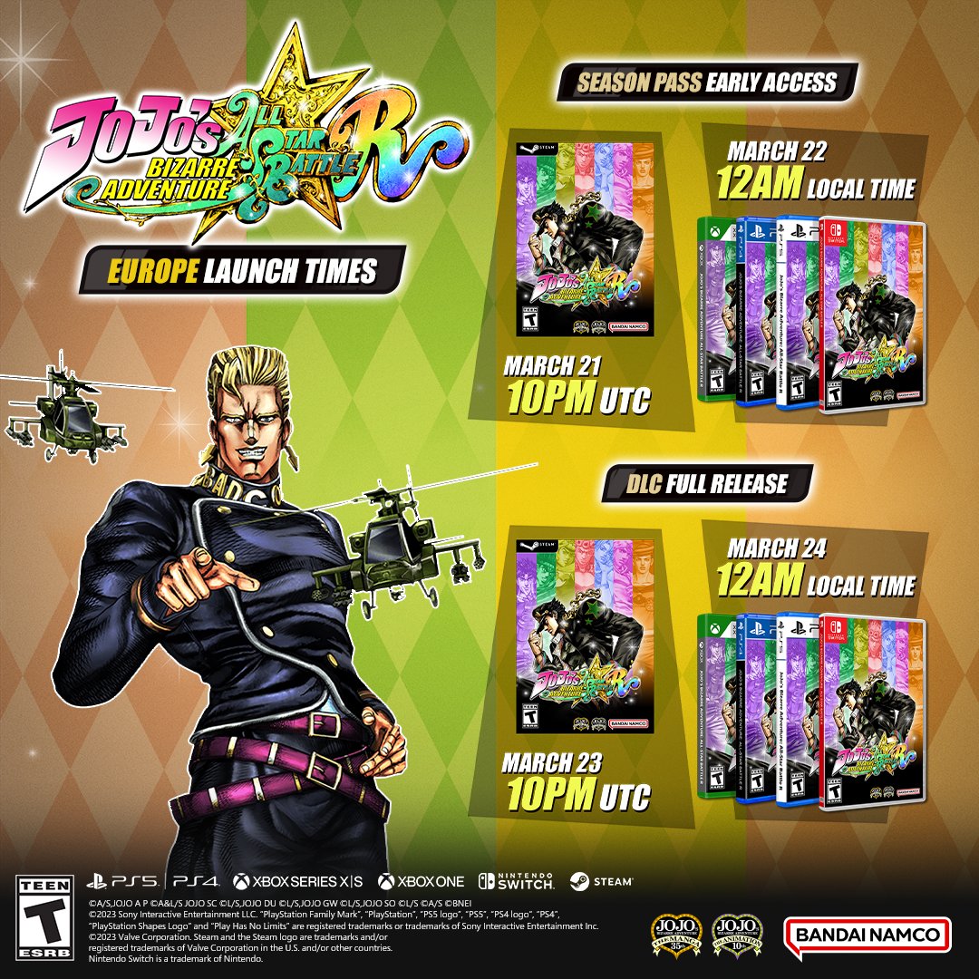 JoJo's Bizarre Adventure: All-Star Battle R Season Pass for