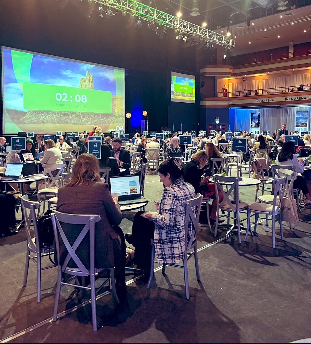 marymcquinn's tweet image. That’s a wrap #Meitheal2023! Lucky to have had some great opportunities to meet new international buyers &amp;amp; reconnect with existing clients over the past 3 days, always love showcasing our beautiful county (even if the weather didn’t play ball!)#WildAtlanticWay @Failte_Ireland