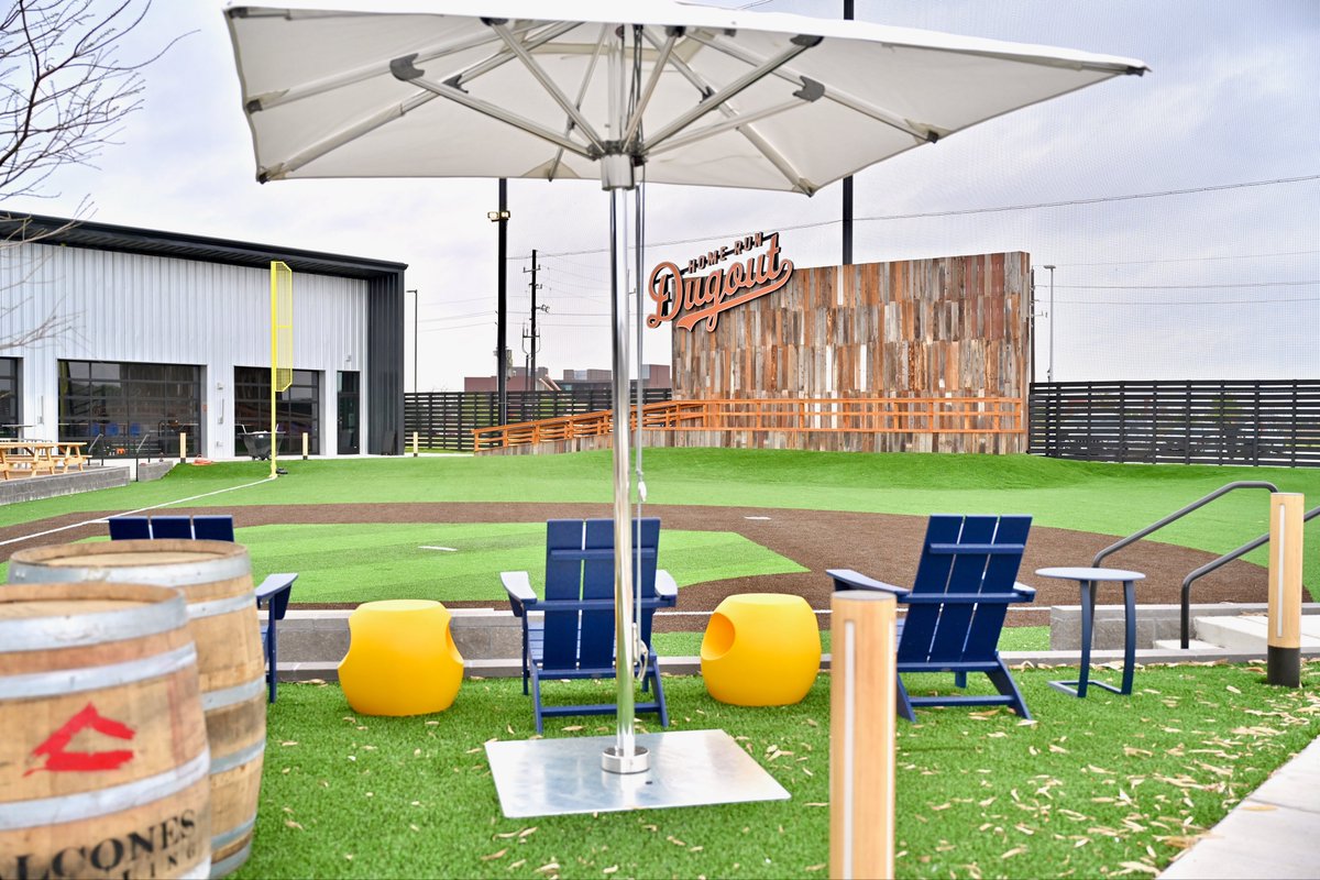 Baseball lovers, get ready.

Home Run Dugout will open to the public on March 30th in Katy, TX.

Picture an adult batting cage with food and drinks and having the ability to see what it feels like hitting a homer in your favorite ballpark.