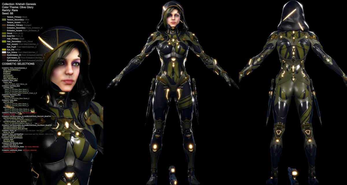 Another Krishah from <a href="/theunioverse/">UNIOVERSE</a>! Each one is fully 3d, game ready, visually unique across millions of combinations...