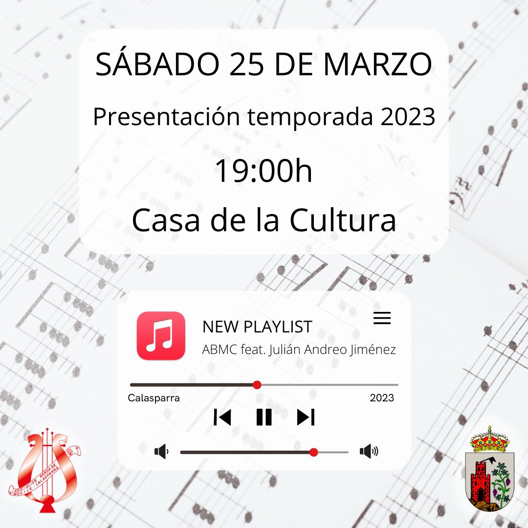 BandaCalasparra's tweet photo. Nueva temporada ya lista. Deseando presentarla! https://t.co/505ZcPvfon