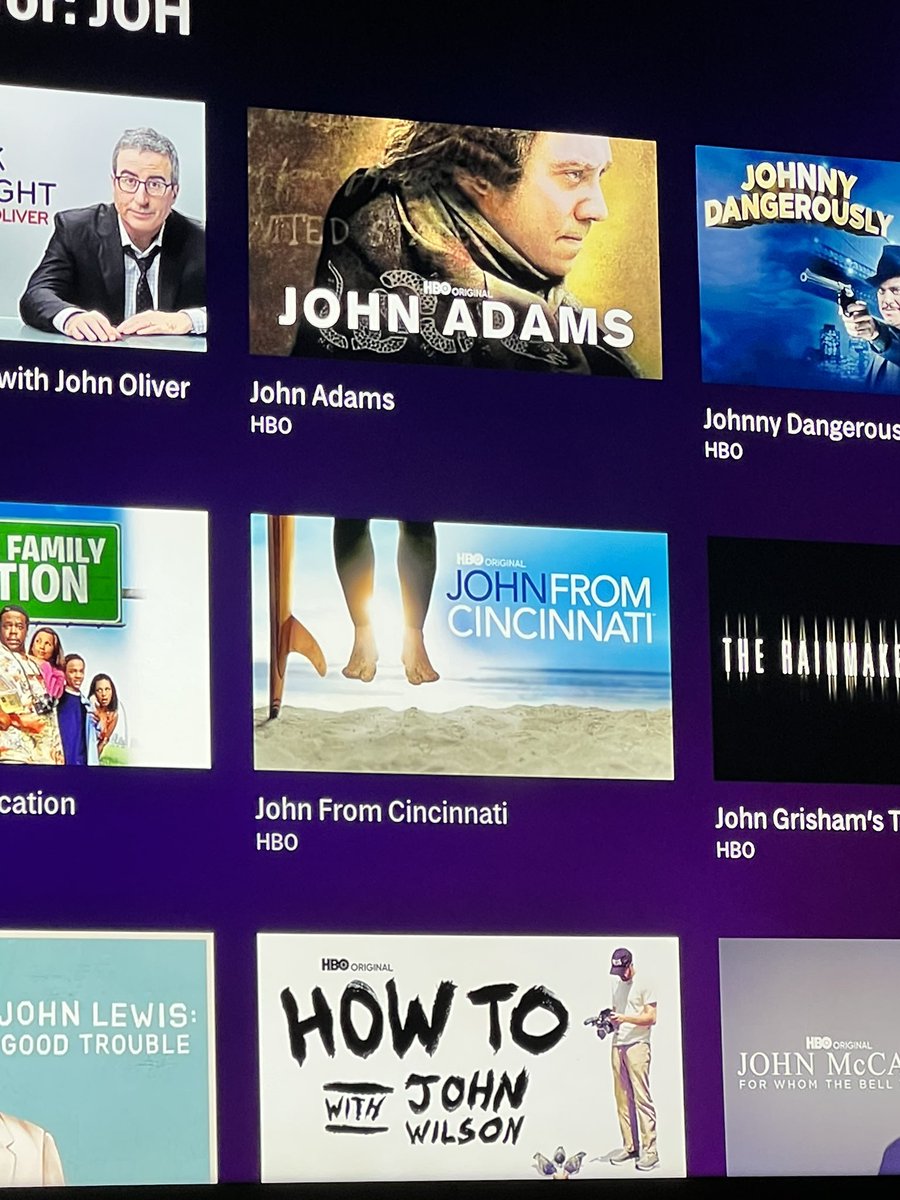 regalchi's tweet photo. @MattBelloni Westworld might be gone, but…uh…at least we can revisit John From Cincinnati? https://t.co/0lo6fuqssf