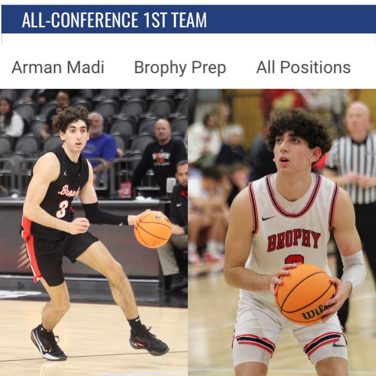 Brophy Basketball (@brophyhoops) on Twitter photo Congratulations to Arman Madi ‘23 on being named to the 6A All-Conference 1st Team! <a href="/ArmanMadi3/">Arman Madi</a> <a href="/BrophyNews/">Brophy College Preparatory</a> <a href="/BrophyAthletics/">Brophy Athletics</a> <a href="/BrophyAlumni/">Brophy College Preparatory Alumni</a> <a href="/GreggRosenberg1/">Gregg Rosenberg</a> <a href="/azc_obert/">Richard Obert</a> <a href="/ArizonaPreps/">Anthony Ray</a> <a href="/NAUBasketball/">NAU Men's Basketball</a> @NXTPROAZ Congratulations to Arman Madi ‘23 on being named to the 6A All-Conference 1st Team! <a href="/ArmanMadi3/">Arman Madi</a> <a href="/BrophyNews/">Brophy College Preparatory</a> <a href="/BrophyAthletics/">Brophy Athletics</a> <a href="/BrophyAlumni/">Brophy College Preparatory Alumni</a> <a href="/GreggRosenberg1/">Gregg Rosenberg</a> <a href="/azc_obert/">Richard Obert</a> <a href="/ArizonaPreps/">Anthony Ray</a> <a href="/NAUBasketball/">NAU Men's Basketball</a> @NXTPROAZ