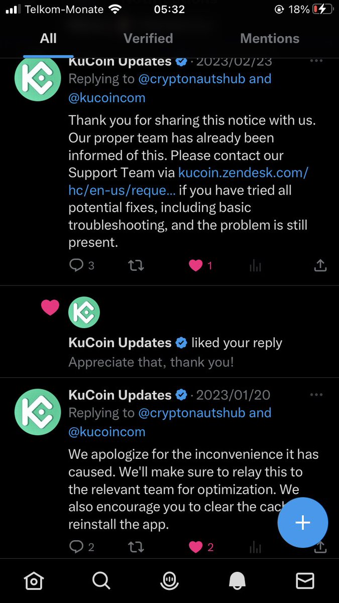 cryptonautshub's tweet photo. @kucoincom @blur_io You see! I've tweeted for weeks and still not fixed...I've contact support so so many times 
 cmon guys. I love the platform. Fix the indicators can't be that hard https://t.co/VRKoZGsQPC