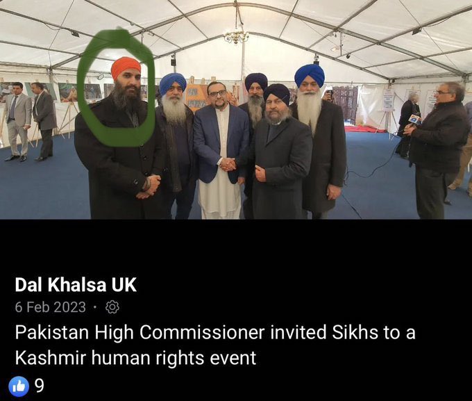 Sahil_k90's tweet photo. #UKKhalistaniExposed meet the great Khalistani Fuddu Gurbachan Singh. The one who demean our Sikh gurus instruction of “Langar”, respect to others and led various attacks on Indian consulate in London. He is with Pakistan high commission for the event again India Pakistan #Chumo https://t.co/MyJWQl4AYf