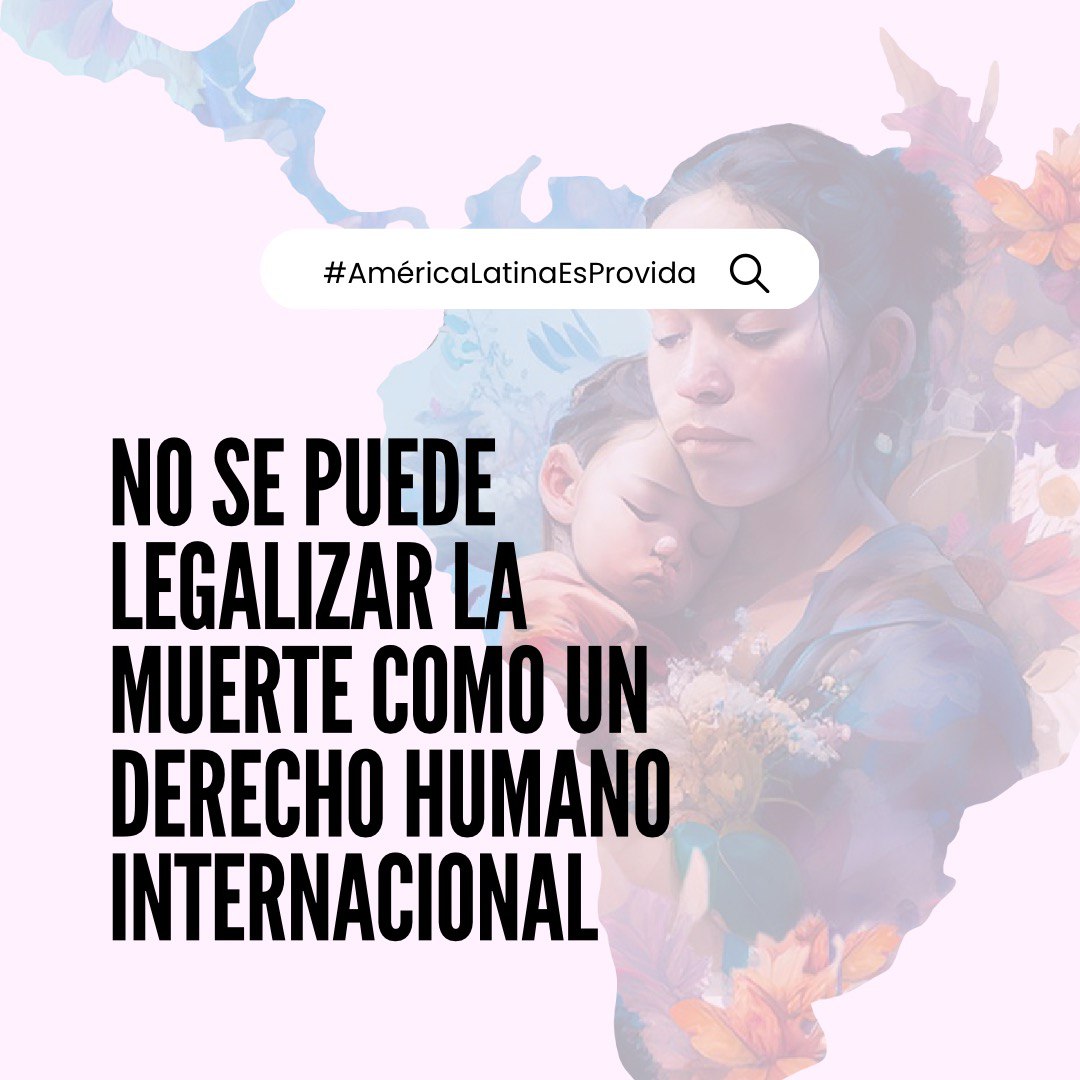 izamariacm's tweet photo. La muerte no puede ser declarada como un derecho humano internacional

Dejemos un solo mensaje #LatinoaméricaEsProVida
#FrenemosElAborto https://t.co/nYO06lk6J4