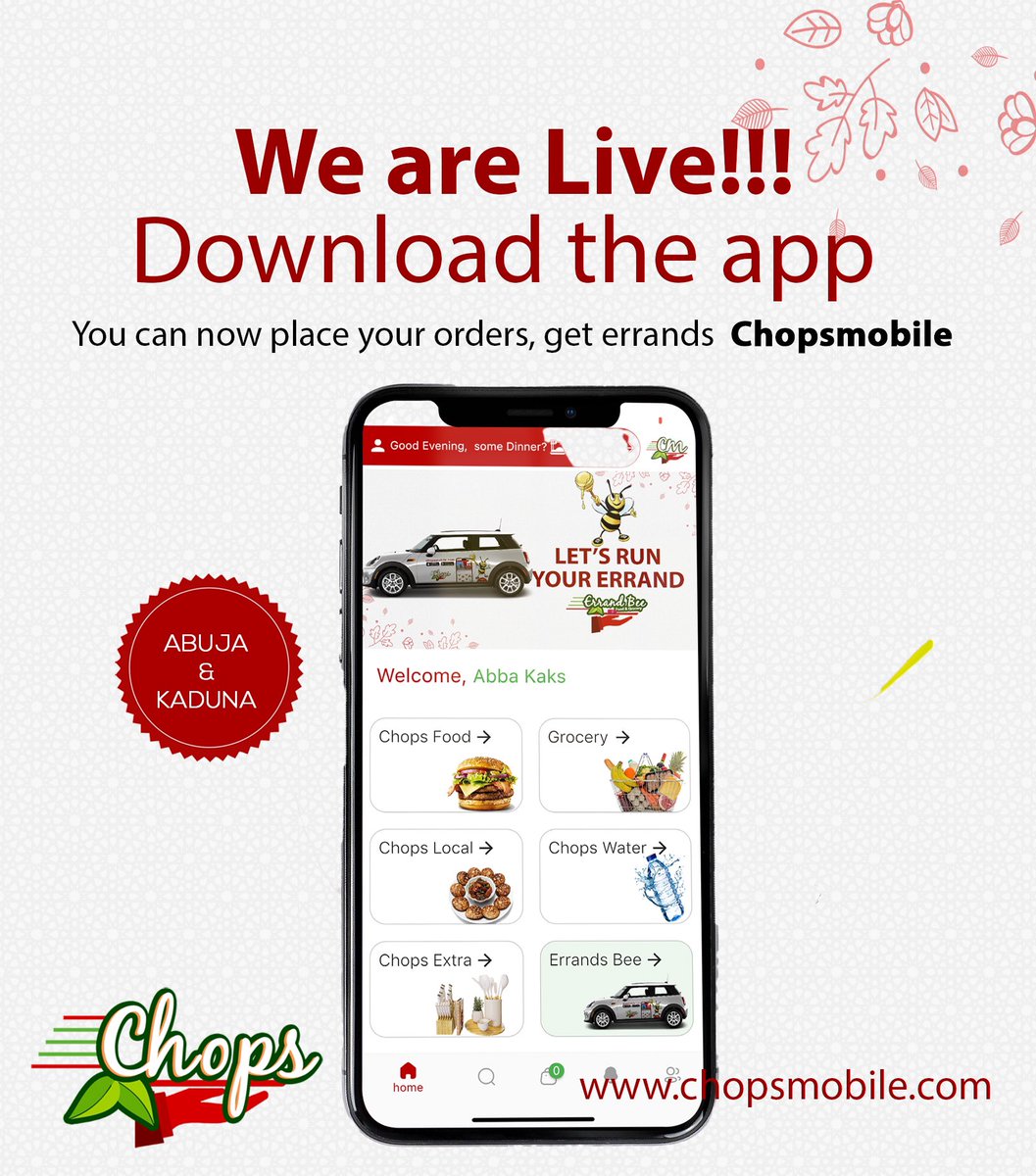 chopsmobile's tweet photo. Exciting news! The Chopsmobile app is finally here! ππ Get ready to order your favorite meals on-the-go and enjoy exclusive deals from your favorite restaurants! ππ #Chopsmobile #Foodie #FoodDelivery #Convenience #DownloadNow https://t.co/nvUpOsvn8Z