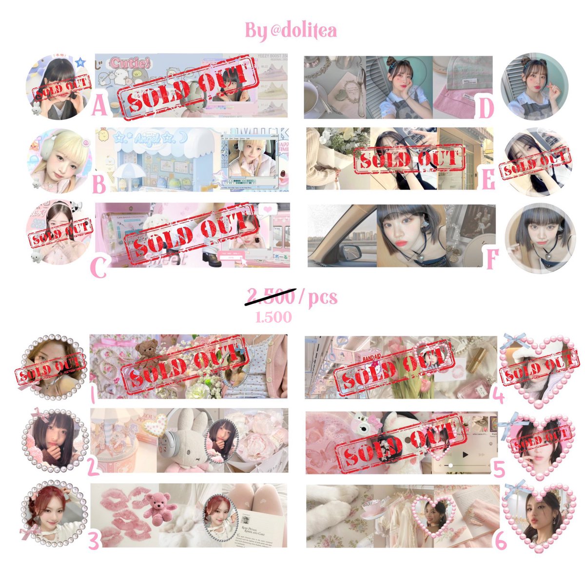 Rt are much appreciated!🌷🐈

FLASH SALE ONLY TODAY GRAB FAST‼️

Habisin layout ready stock gg dibawah ini yuk! Ava png only, yuk yuk🫶🏻

#zonauang #zonaba #zonajajan