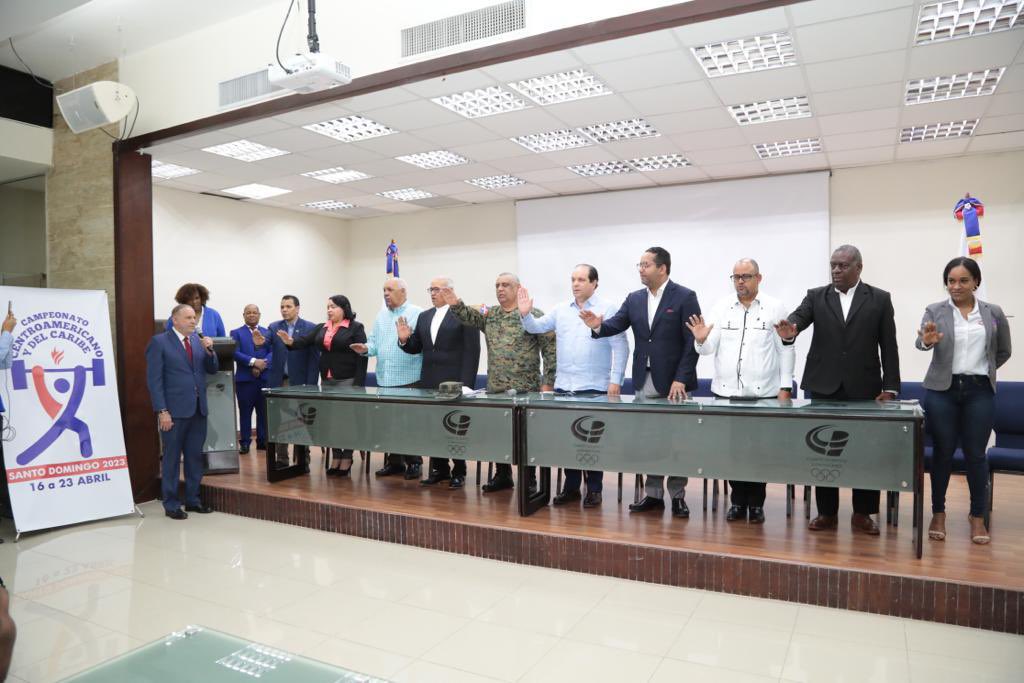 fdelamotard's tweet photo. Para mí es un honor haber sido juramentado como presidente del Comité Organizador del Campeonato Centroamericano y del Caribe de Halterofilia Santo Domingo 2023.  1/2 https://t.co/yDiYiRXBxE