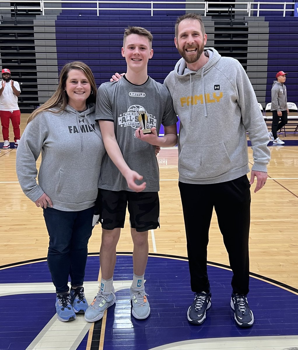 Drew Meyer Team Factory showed up &amp; showed out at the Battle Sports/Sarpy County Sheriff’s 7th grade All Star Bball game. He won the 3-pt shoot out. Cade Anderson Supreme was the MVP of the game with 15pts and 4 Rebounds for the Gray Team who won 58-49
