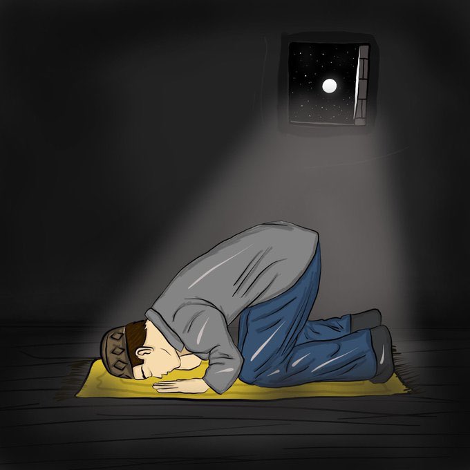 salem's tweet image. "اللهُم قلباً لا يتكاسل عن الصلاة ولا يؤخرها"♥️.