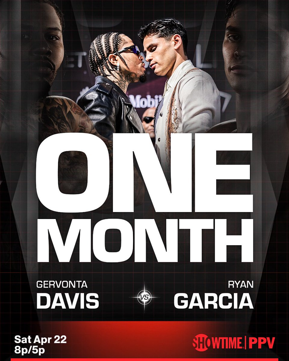 atsboxing's tweet photo. Not long now ⏳

#DavisGarcia April 22 live on PPV. https://t.co/kn0pR6fTyR