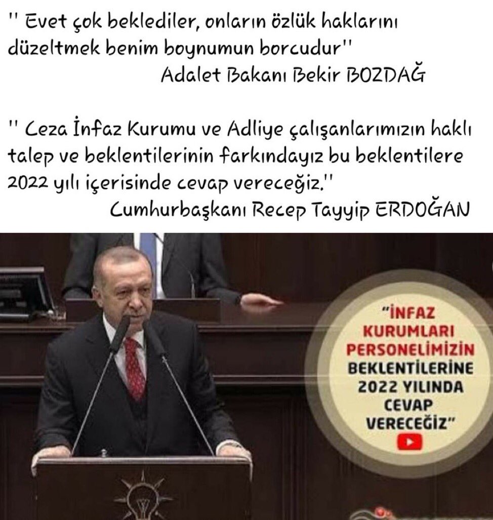 <a href="/ramazancan0071/">Ramazan CAN🇹🇷</a> <a href="/RTErdogan/">Recep Tayyip Erdoğan</a> #infazkorumaerdoganıbekliyor UNUTMAYIN OLUR MU  LÜTFEN İKM BU DEVLETE HİZMET EDİYOR