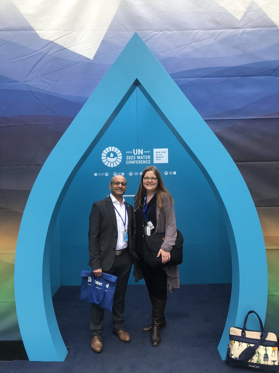 JulieTruelove's tweet image. Here we are 🇨🇦 🌎 💧 @jgmurgai #UNWater2023Conference @WaterAidCanada