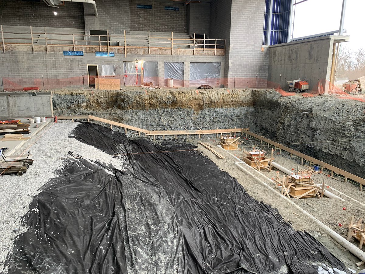county_kenton's tweet photo. Every walk through is more exciting than the last!!  Some updated photos showing the formation of the shallow end and deep diving well! @TheKCSD @dixie_swimming @hs_dive  @SKHSAthletics https://t.co/YYpxeRXIbY