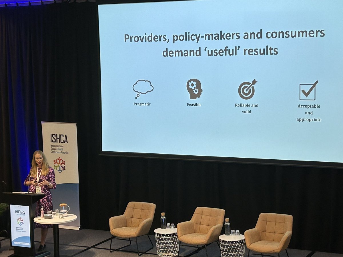 LukeWolfenden's tweet photo. @JMoullin - embedding researchers in health service organisations likely to be an effective strategy to support sustainment of ebis #ISCHA https://t.co/Rypn6Vjgsu