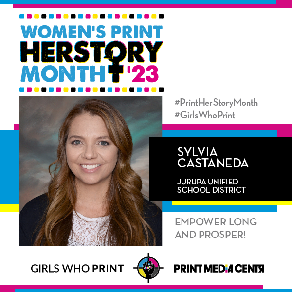 #PrintHERStoryMonth 2023: Meet Sylvia Castaneda

One of my main focuses this year has been to make the products and services that the Reprographics Department offers visible and accessible.

Read more: ow.ly/s88L50NjJMN

#girlswhoprint #womenshistorymonth