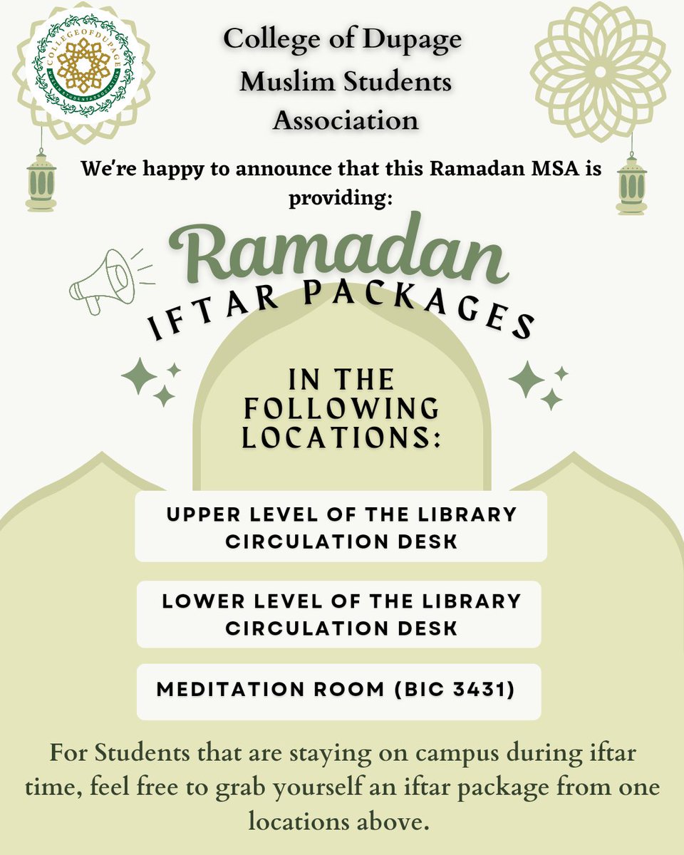 College of DuPage MSA tweet media