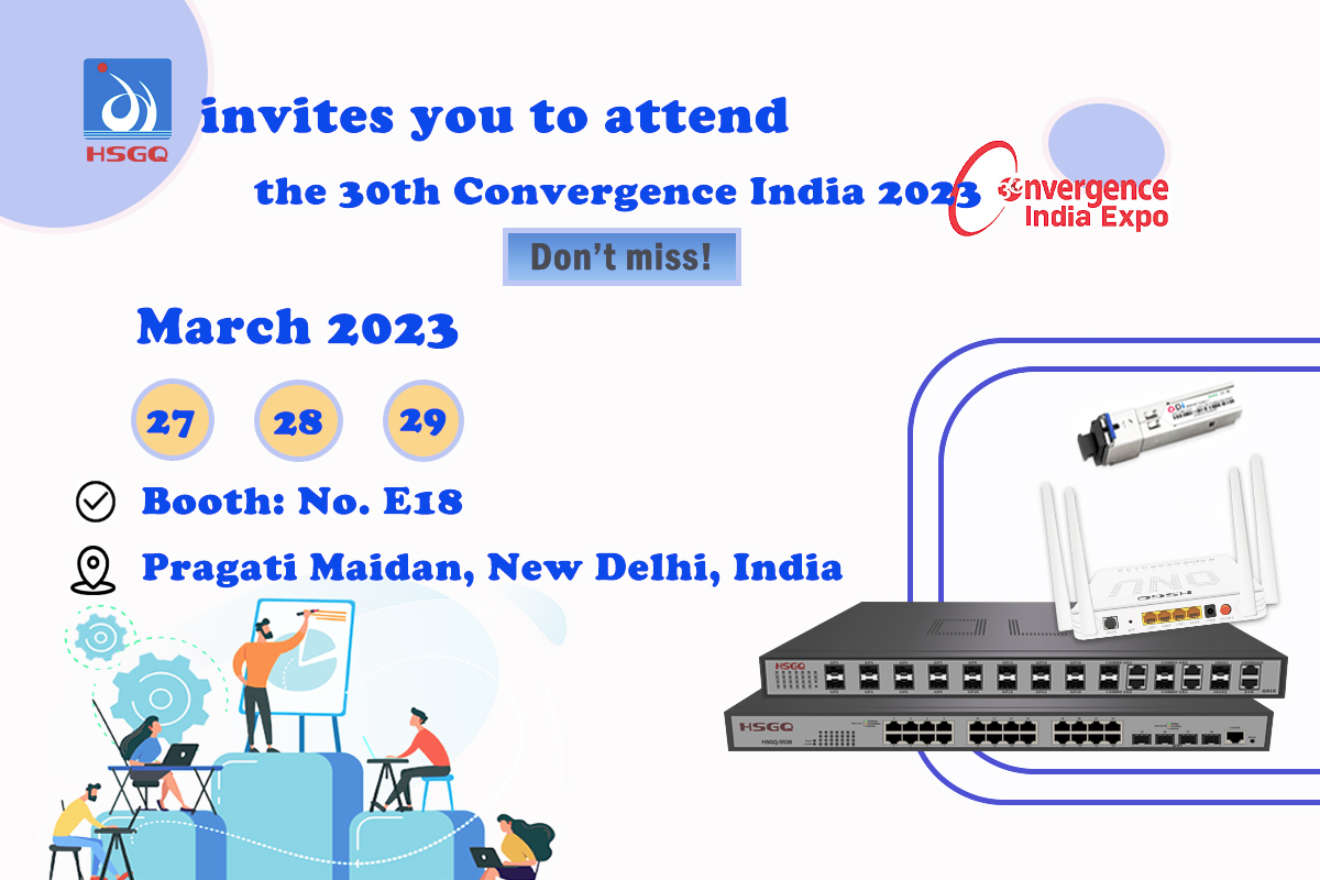 HSFiber's tweet photo. 🥳 After the exhibition #ITCNAsia, Indian exhibition #ConvergenceIndia will come next Monday!

✨ How to realize fiber to the home #ftth? #HSGQ Team will provide professional explanations for you, see you soon!!!
📣 Check out our website
https://t.co/i1GbBt2EC8 

#hsgq #hsgqfiber https://t.co/6WxAyY5IE8