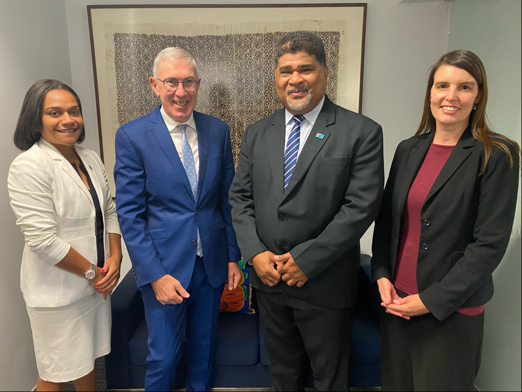 Enjoyed catching up with Fiji’s High Commissioner @DavidKolitagane this week to discuss our Vuvale partnership and hear about Fiji’s priorities.