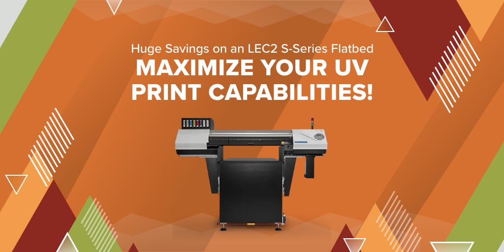 RolandDGA's tweet photo. Purchase a new LEC2-330S-F200 and get the most versatile sized UV flatbed for under $50k!
Don't wait! Offer valid through March 31, 2023 >>> https://t.co/BzQZidi164
#LEC2 #UVPrinting https://t.co/h1Ed5oRXPE