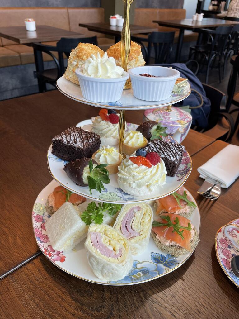 foodietechlab's tweet photo. [I ate] Irish afternoon tea with egg salad sandwich’s, ham and cheese wraps, with various sweets #viral #trending #foodie #foodblogger #foodphotography #ff #tbt #ico https://t.co/8Wkgc3En2e
