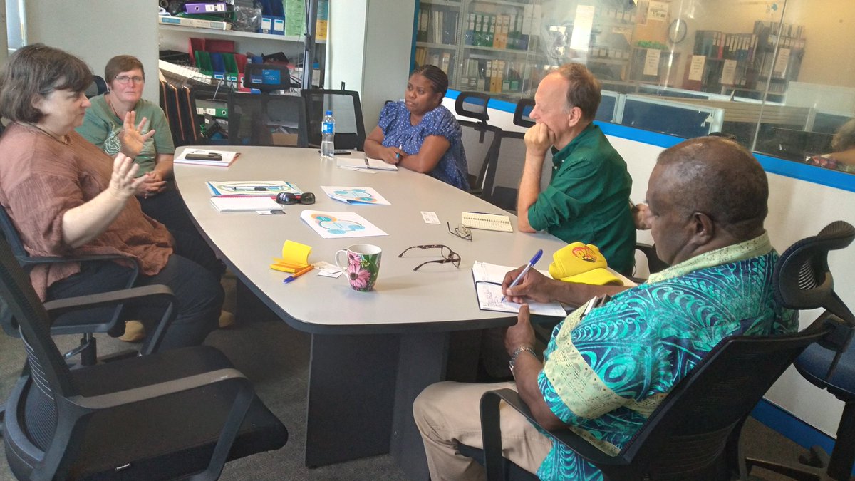 InstituteofNat2's tweet photo. Our team met with visitors from Plant &amp; Food Research, a New Zealand government owned agriculture, fishing and horticulture focused research institute yesterday to share key lessons, highlight opportunities and challenges for rural development and investment in Papua New Guinea. https://t.co/rpTsoIwVn1