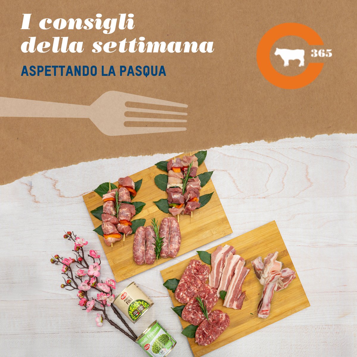 Che ne dite di portare in tavola un anticipo di Pasqua?

Con i nostri consigli della settimana, da giovedì a domenica tante proposte all’insegna della bontà da gustare in compagnia.
Dal pesce più saporito alla carne di qualità, li trovate come sempre nei nostri punti vendita.