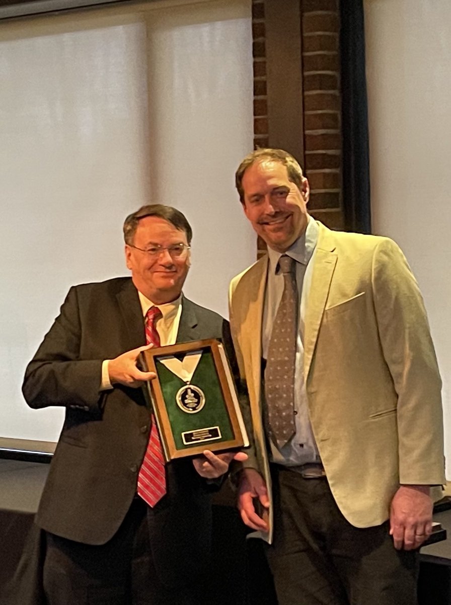 Proud of Dr. Brian Johnson being awarded the Withrow teaching excellence award at the College of Engineering award ceremony!