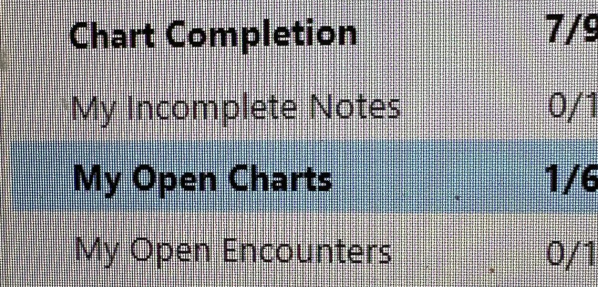 bnrome's tweet photo. I love that Epic #inbasket reminds me in 4 different folders when I have outstanding notes to sign. 🤦 https://t.co/5u7ddYLCix