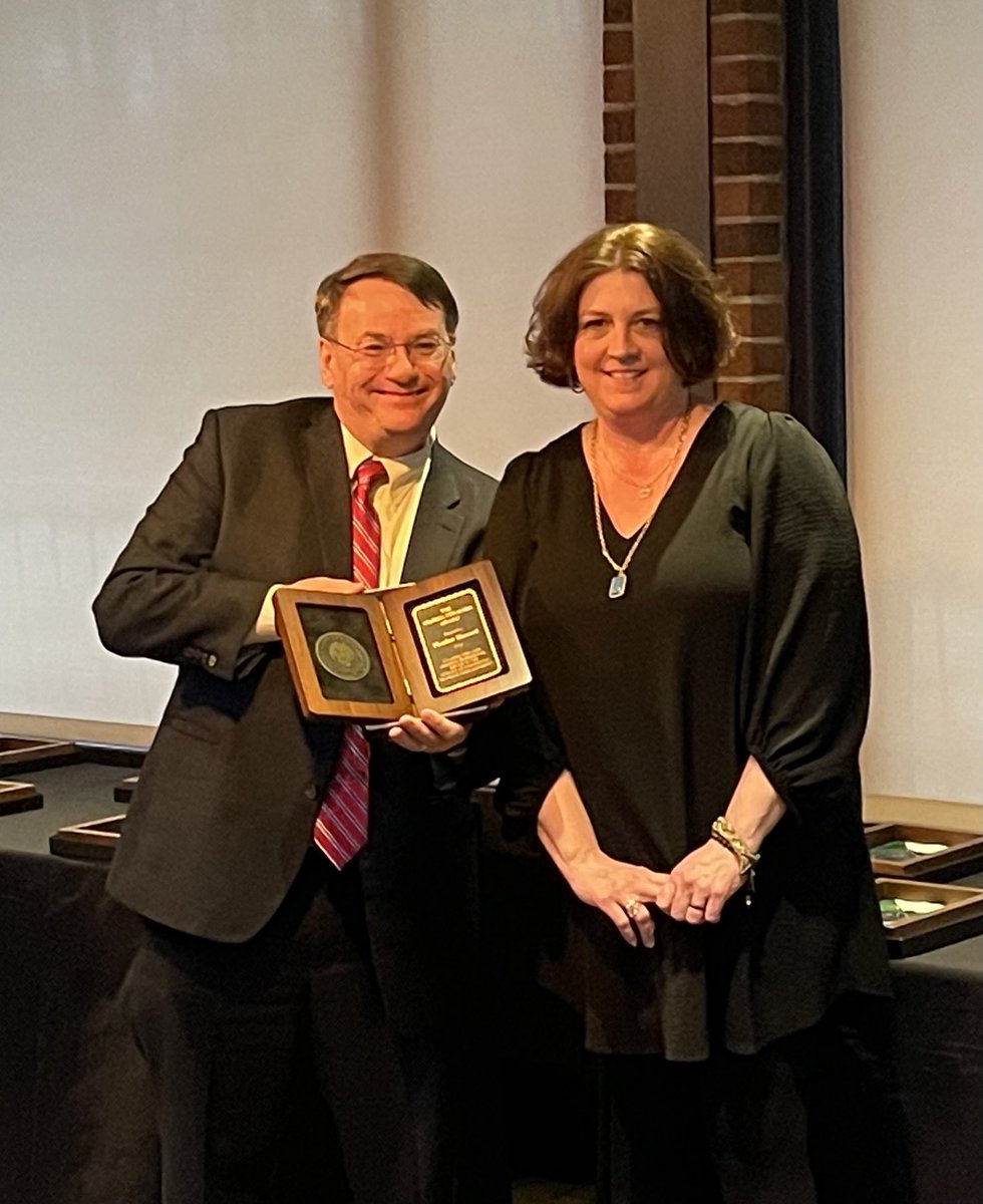 Heather Hazzard is the college of Engineering awardee for the Gloria Stragier award for dedicated and creative service award—congratulations Heather!