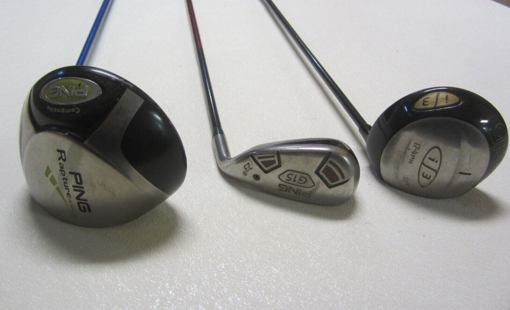 e_l_a_t_i_o_r's tweet image. 3 PING GOLF CLUBS RAPTURE COMPOSITE DRIVER 460CC i3 17-4PH G15 FAIRWAY RIGHT RH