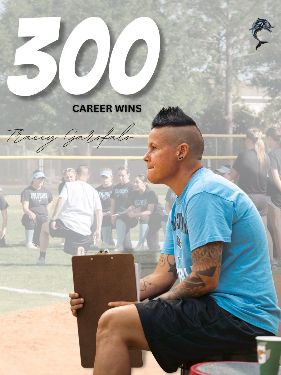 300 career wins for Coach Garofalo! Congratulations coach, we’re so proud of you! 💙🐬