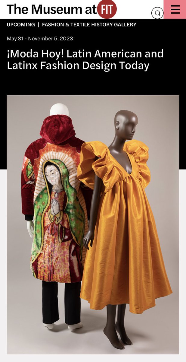 William Cruz Bermeo (@weegecruz) on Twitter photo Otra para ver, de junio a noviembre, es esta belleza. En <a href="/museumatFIT/">Museum at FIT</a> . Aquí adelantan de qué se trata. fitnyc.edu/museum/exhibit… Otra para ver, de junio a noviembre, es esta belleza. En <a href="/museumatFIT/">Museum at FIT</a> . Aquí adelantan de qué se trata. fitnyc.edu/museum/exhibit…