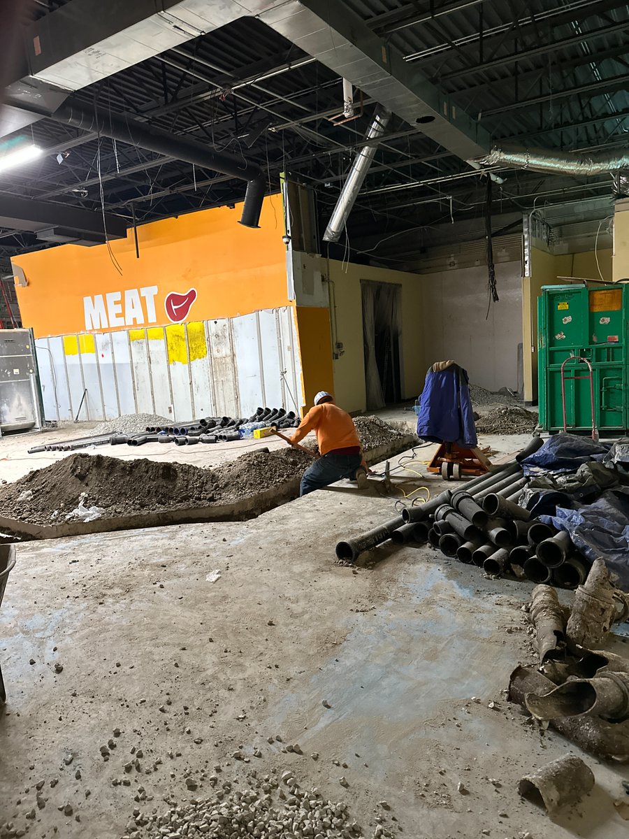 WildOnionMarket's tweet photo. Another update from our construction team: Check out the trenches we dug last week for in-ground plumbing as part of phase 1 of our buildout!!! 🚧💪 Stay tuned...

BECOME AN OWNER to help us pay for phase 2! Visit https://t.co/1b7GPq5R71. 

#FoodCooperative #CommunityStore https://t.co/GTAz6mLOj2