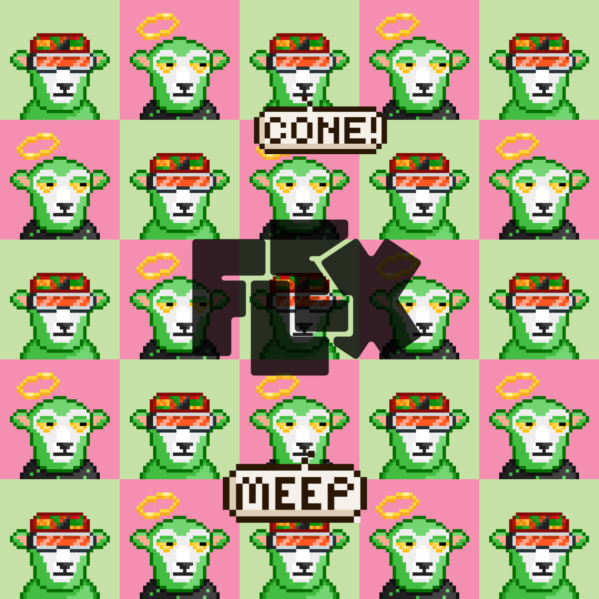 KundeBD's tweet photo. @ShepNFTs @FlexMachine_ #shep #Meep #8bitcone #flex https://t.co/kxShWR97J1