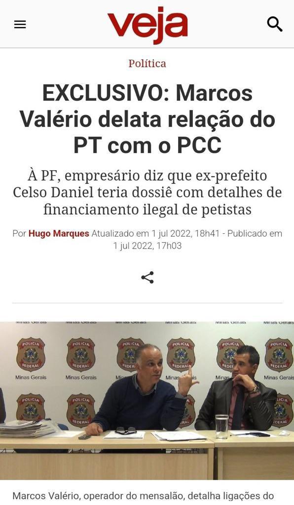 InSemioblog's tweet photo. #PTePCC PT e PCC... Vamos lembrar do depoimento recente de Marcos Valério... https://t.co/xPLH4KemqU