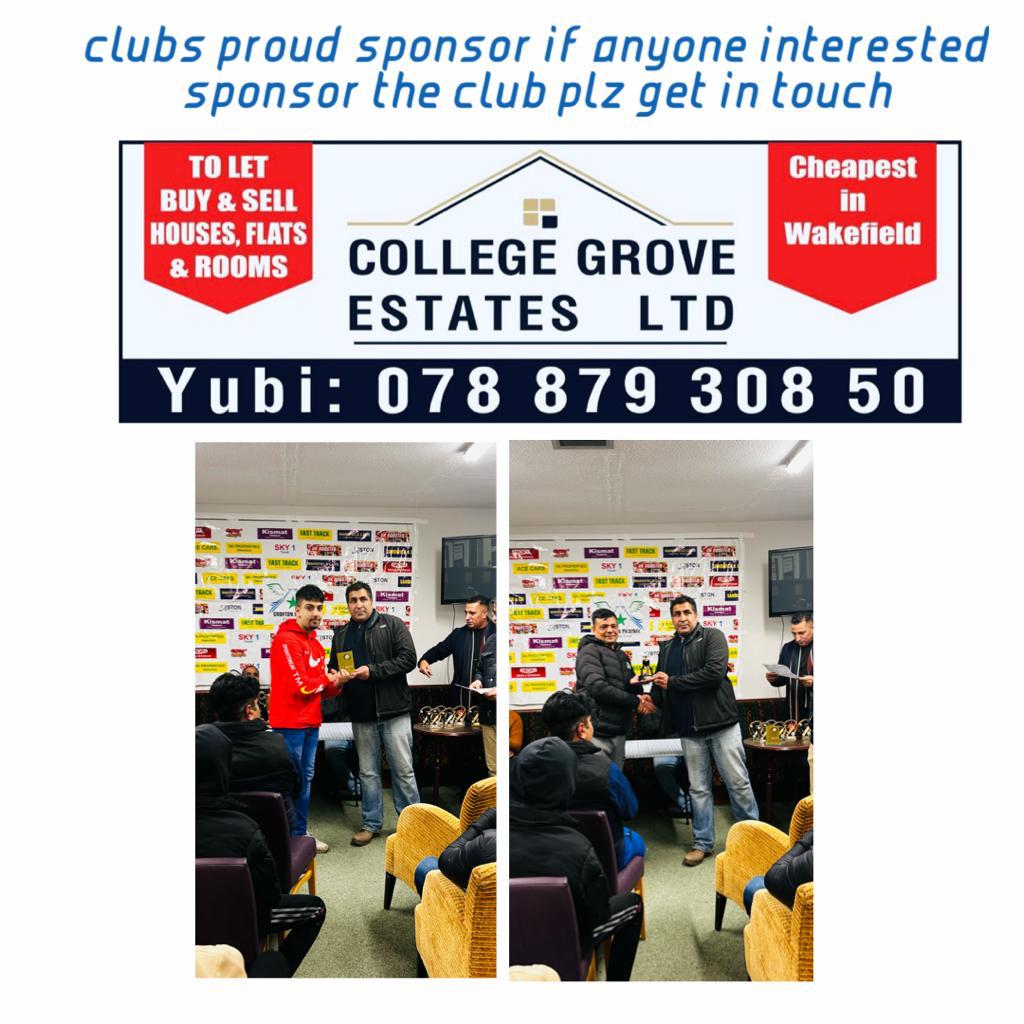 Clubs looking for new sponsors if you based in wakefield area please get in touch