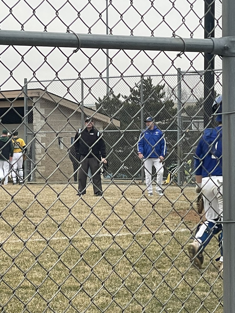 GabeParker33's tweet photo. Johnson retires the side, as the 6th ends with a debatable called third strike, drawing some ire from the crowd and a conversation with the ump. #joesclass @CoDSocMedNews https://t.co/6LXWEqD3Lr