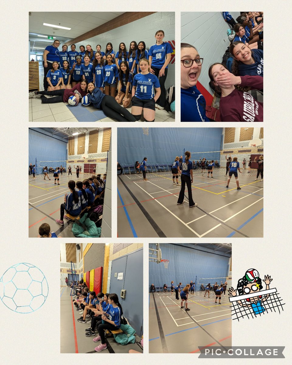 🏐Great job today to our Falcons!! Our Gr 6/7 girls went out and played with the true Falcon spirit of class, encouragement, and determination!! Big thank you to our Gr 8 captains! So proud of all you ladies!! 🏐
