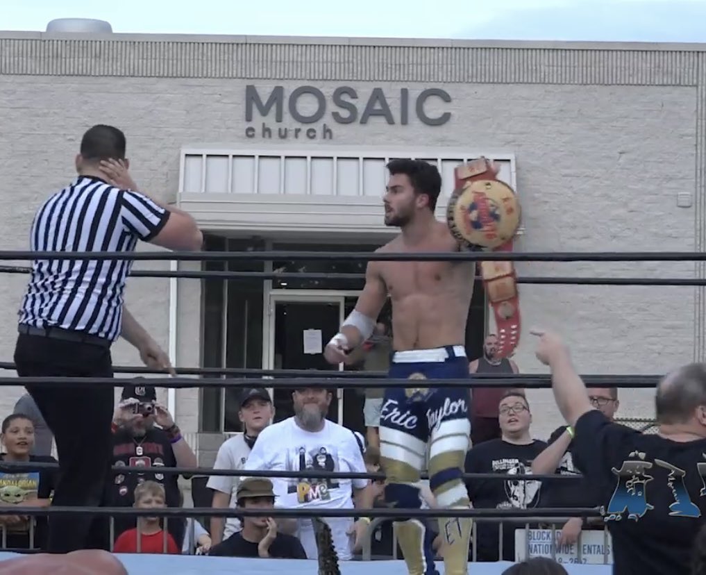 Futr2Brite's tweet photo. A reminder that IT HAPPENED!! AND IT COUNTS!! #RecognizeIt #AIWRumbleOnMainStreet @aiwrestling https://t.co/5l1hTJx2uP
