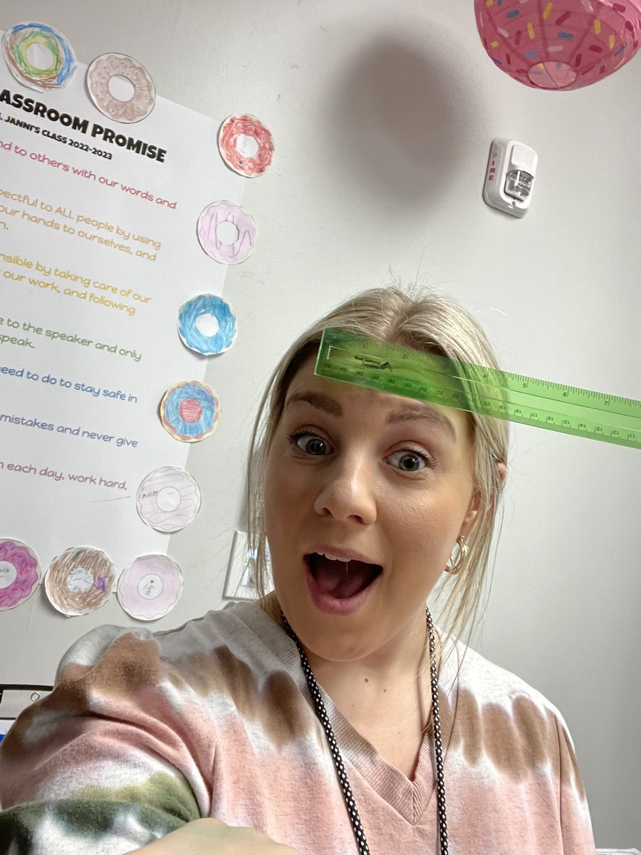 Today we got introduced to our rulers to start our unit on measurement! Students had so much fun exploring around the room to practice measuring objects 📏 You would think rulers are like gold to them! <a href="/Jack_D_Johnson/">Jack D. Johnson</a> <a href="/MrHolladayJES/">Patrick Holladay</a> #InspireExcellence