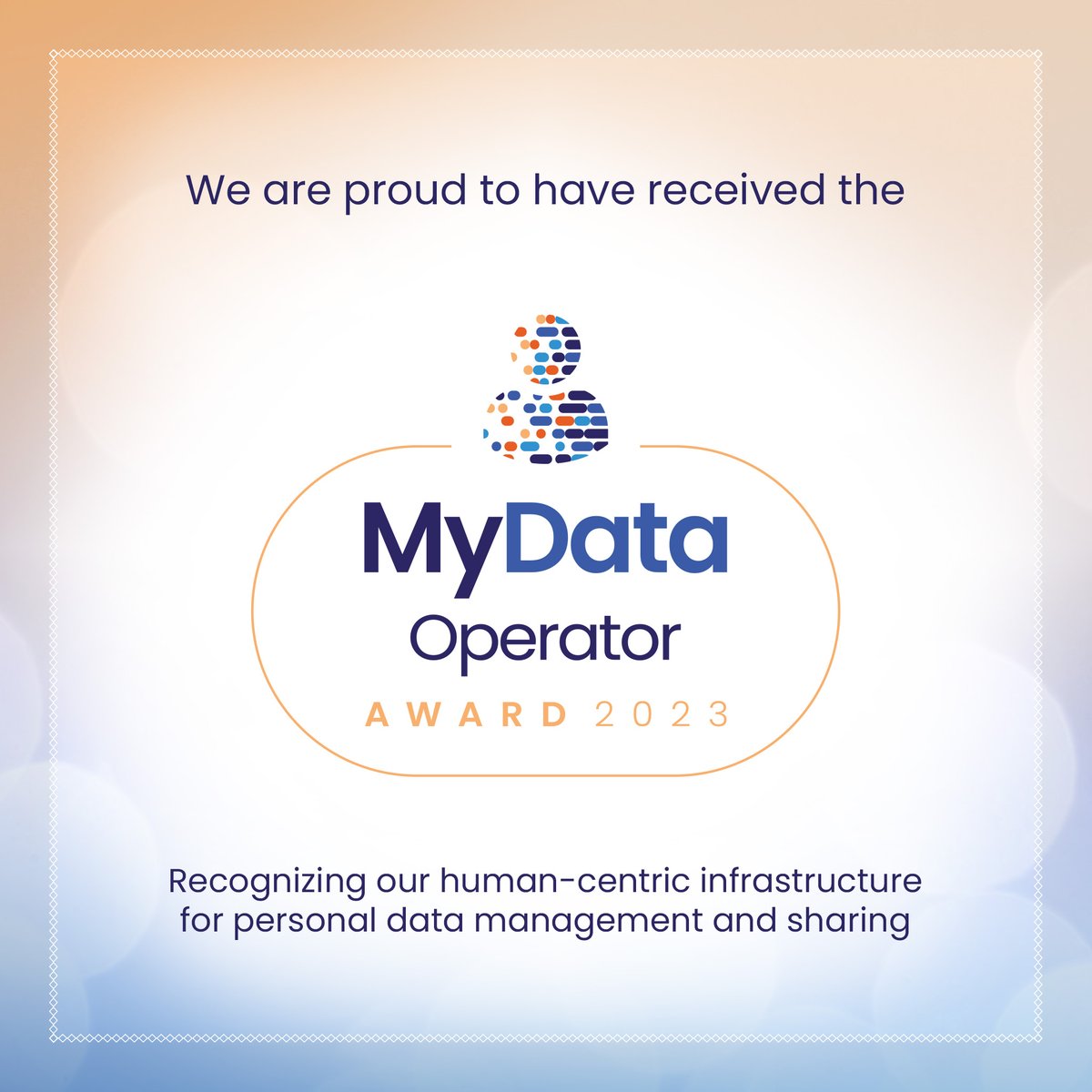 We hebben een Mydata Operator Award voor 2023 gewonnen 🏆 <a href="/MyData/">myData</a> Global toetst organisaties op een ethische en klantgerichte infrastructuur voor het delen van persoonlijke data. We zijn vereerd!

#personaldata #humancentric #mydataoperator #MyDataAwards2023